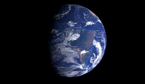 Preview wallpaper planet, earth, space, black