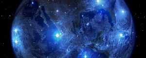 Preview wallpaper planet, earth, stars, universe, space, astronomy