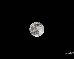 Preview wallpaper planet, moon, space, dark