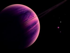 Preview wallpaper planet, purple, surface, cosmos, universe