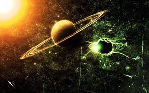 Wallpaper planet, saturn, space, ring hd, picture, image