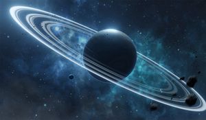 Preview wallpaper planet, satellite, space, universe