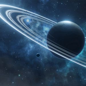 Preview wallpaper planet, satellite, space, universe