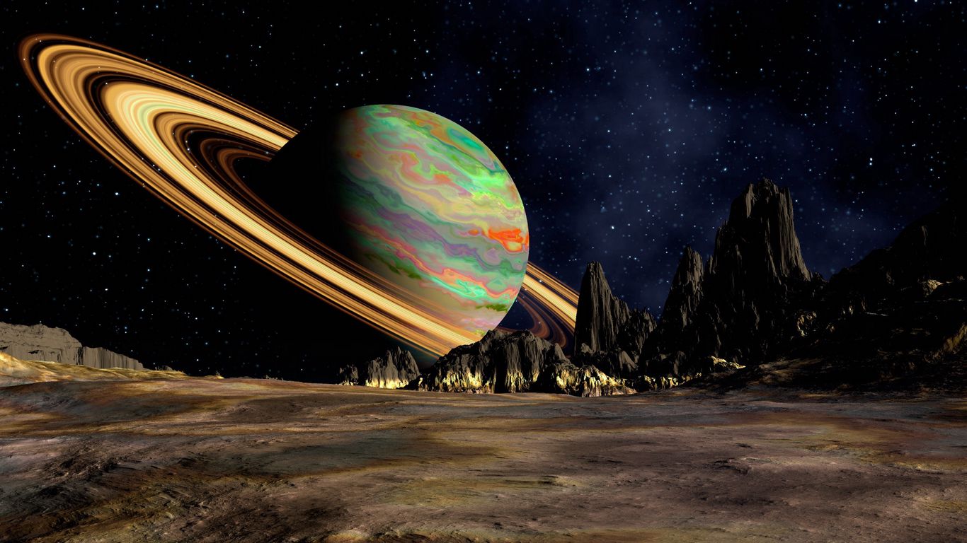 Images planet Space 3D Graphics 1366x768