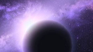 Preview wallpaper planet, shine, light, space
