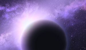 Preview wallpaper planet, shine, light, space