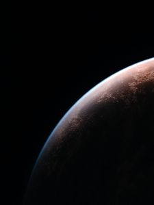 Preview wallpaper planet, space, circle, dark