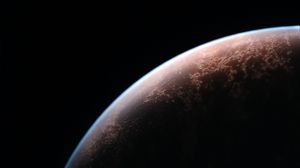 Preview wallpaper planet, space, circle, dark