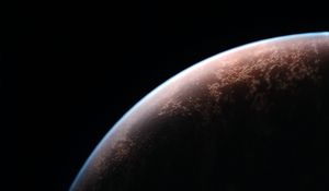 Preview wallpaper planet, space, circle, dark