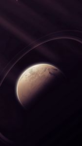 Preview wallpaper planet, space, circle, ball