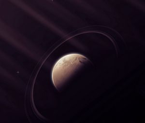 Preview wallpaper planet, space, circle, ball