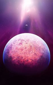 Preview wallpaper planet, space, glow