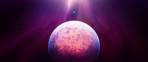 Preview wallpaper planet, space, glow