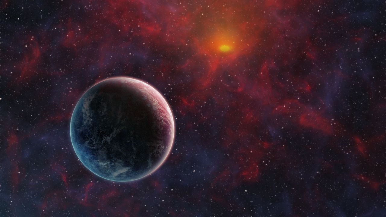 Wallpaper planet, space, satellite, universe, outer space, galaxies, stars