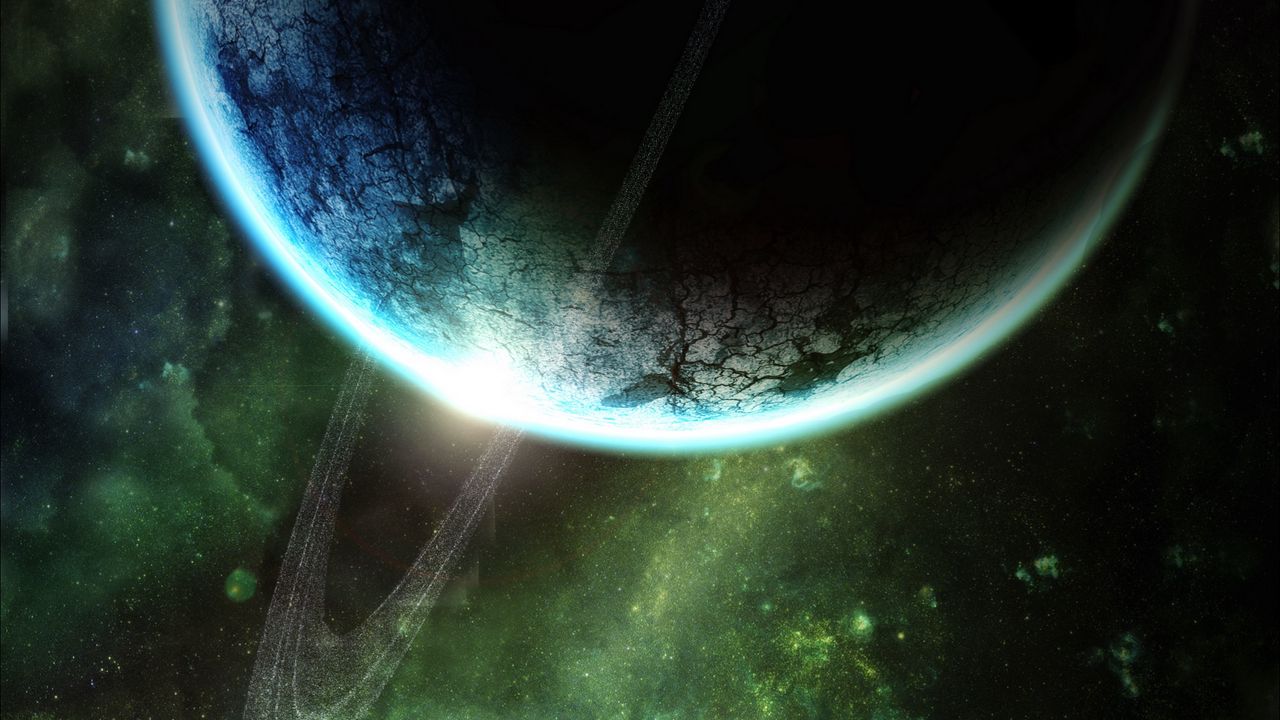 Wallpaper planet, space, saturn, outer space