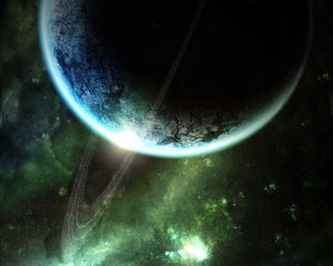 Preview wallpaper planet, space, saturn, outer space