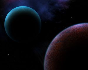 Preview wallpaper planet, space, sci-fi