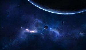 Preview wallpaper planet, space, stars, universe, galaxy