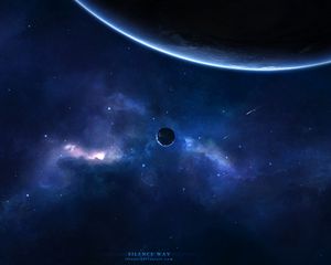 Preview wallpaper planet, space, stars, universe, galaxy