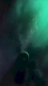 Preview wallpaper planet, space, stars, universe, galaxy, outer space