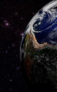 Preview wallpaper planet, stars, space, outer space, universe