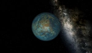 Preview wallpaper planet, stars, space, galaxy, universe
