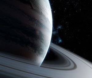 Preview wallpaper planet, stars, space, universe