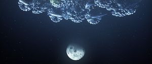 Preview wallpaper planet, surface, glow, relief, space