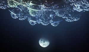 Preview wallpaper planet, surface, glow, relief, space