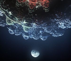 Preview wallpaper planet, surface, glow, relief, space