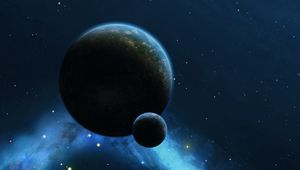 Preview wallpaper planets, asteroids, nebula, galaxy, space
