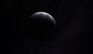 Preview wallpaper planets, dark, shadow, space