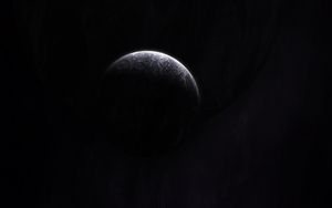 Preview wallpaper planets, dark, shadow, space