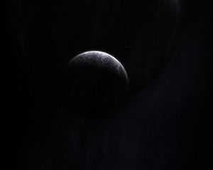 Preview wallpaper planets, dark, shadow, space