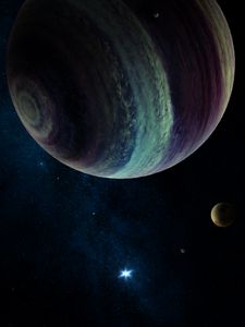 Preview wallpaper planets, space, stars, galaxy, universe