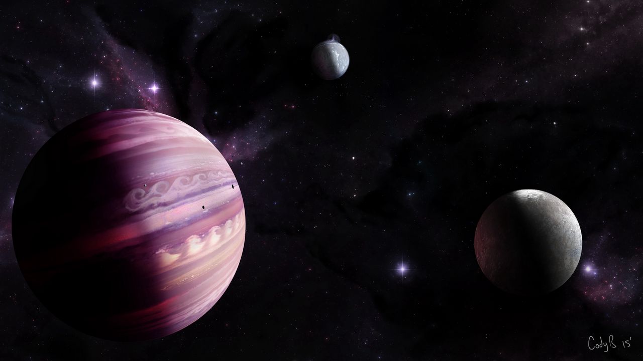 Wallpaper planets, space, stars, galaxy hd, picture, image
