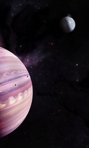 Preview wallpaper planets, space, stars, galaxy