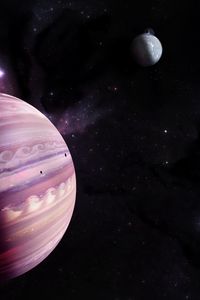 Preview wallpaper planets, space, stars, galaxy