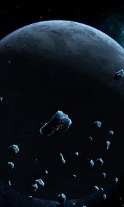 Preview wallpaper planets, stars, asteroids, galaxies