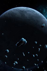 Preview wallpaper planets, stars, asteroids, galaxies