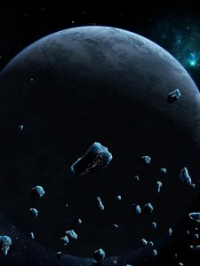 Preview wallpaper planets, stars, asteroids, galaxies