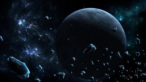Preview wallpaper planets, stars, asteroids, galaxies