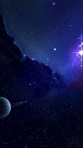 Preview wallpaper planets, stars, galaxies, nebulae