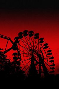 Preview wallpaper play slides, big wheel, red, vector