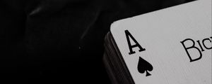 Preview wallpaper playing cards, cards, deck, black