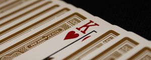 Preview wallpaper playing cards, cards, king