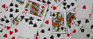 Preview wallpaper playing cards, cards, pattern