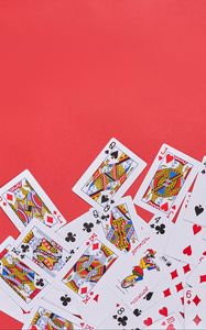 Preview wallpaper playing cards, game, gaming, joker, king, queen