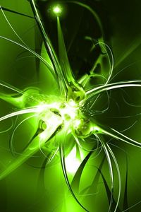 Preview wallpaper plexus, green, lines, background