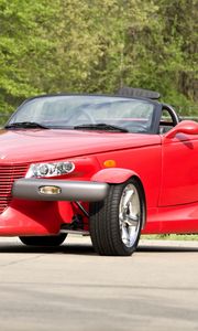 Preview wallpaper plymouth prowler, red, plymouth, retro